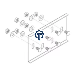 Tấm nối thẳng vào ốc vít LD